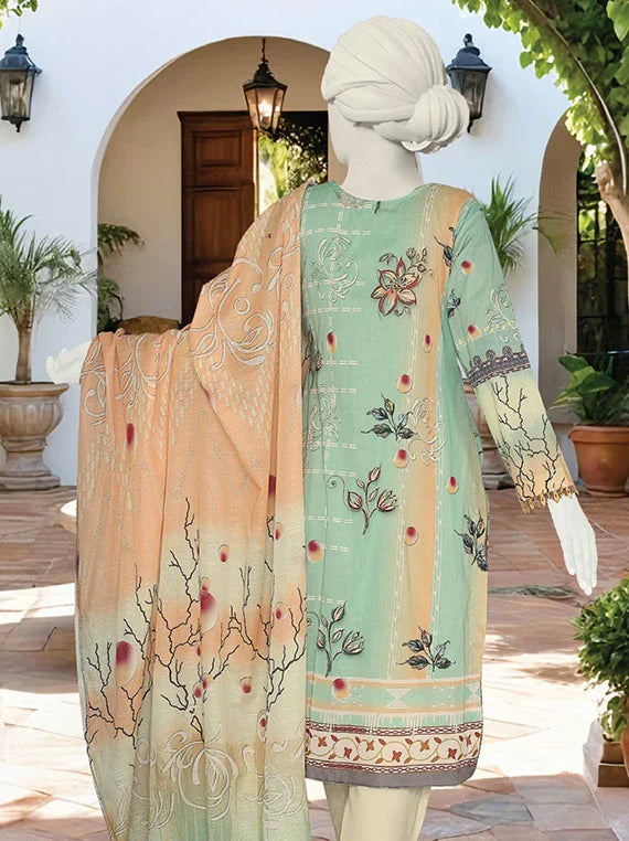 Mirha Embroidered Printed Lawn Collection 2026 Vol-02 (ABC-1549)
