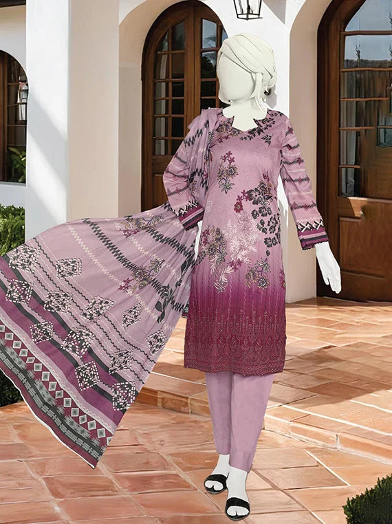Mirha Embroidered Printed Lawn Collection 2026 Vol-02 (ABC-1550)