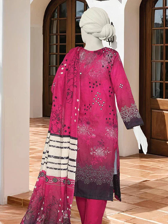 Mirha Embroidered Printed Lawn Collection 2026 Vol-02 (ABC-1552)