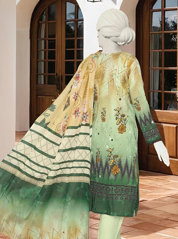 Mirha Embroidered Printed Lawn Collection 2026 Vol-02 (ABC-1553)