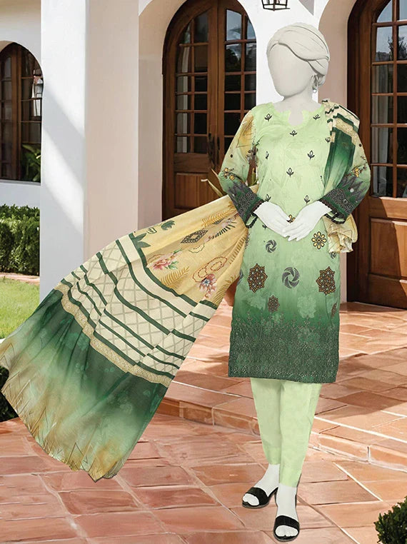 Mirha Embroidered Printed Lawn Collection 2026 Vol-02 (ABC-1553)