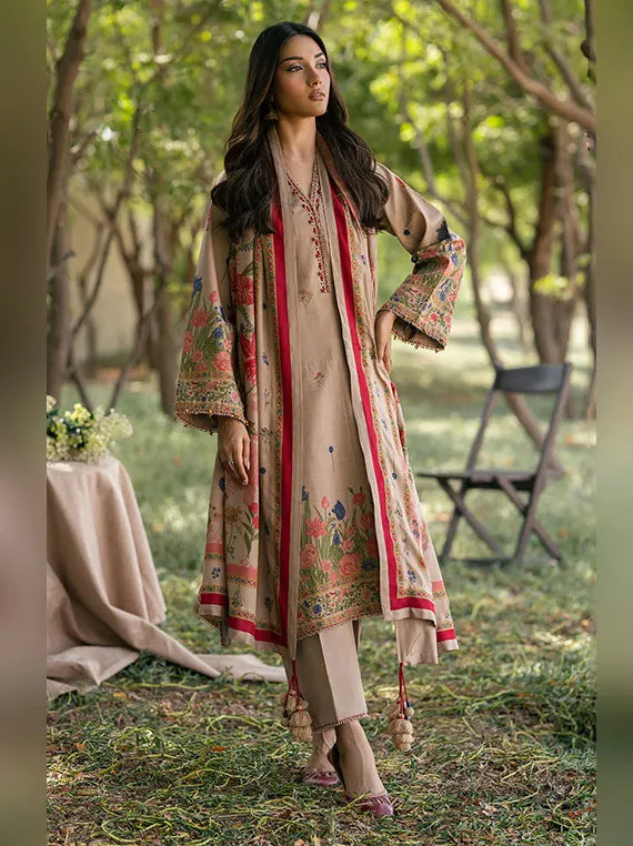Misty Meadows by Gul Ahmed Printed Unstitched Pashmina Collection 26 (SP-62074)