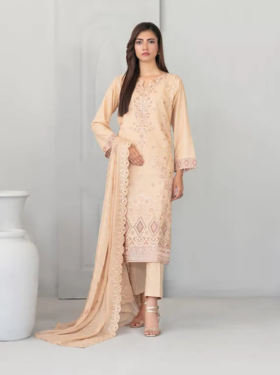 Mizal Embroidered Karandi Collection 2025 by Tawakkal Fabrics (D-4376)