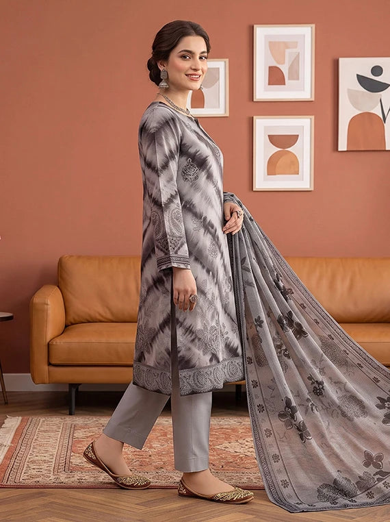 Modern Embroidered Viscose Slub Collection 2026 Vol-133 (D-01)