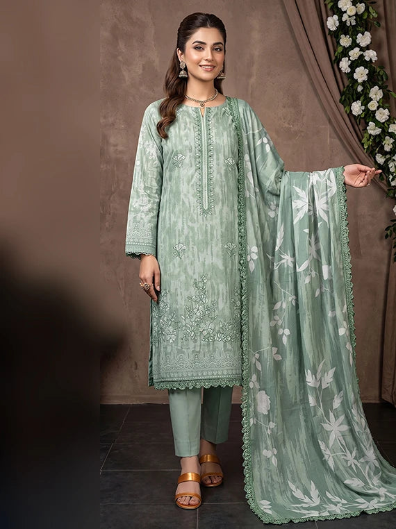 Modern Printed Embroidered Staple Collection 2026 Vol-136 (D-04)