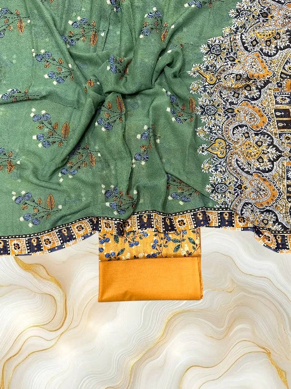 Modern Flower Printed Lawn Edit26 Vol-RJ01 (D-06)