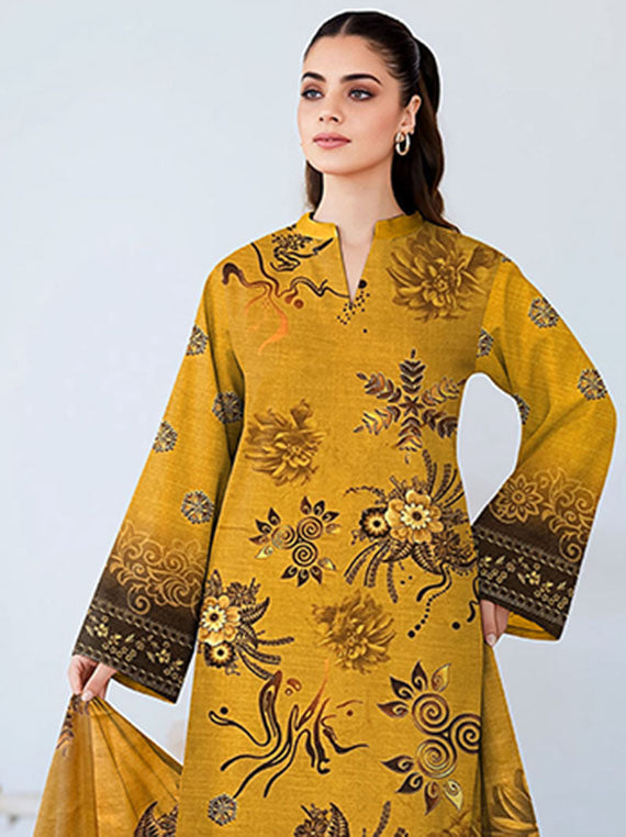 Modern Digital Printed Dhanak Collection 2025 Vol-186 (D-01)