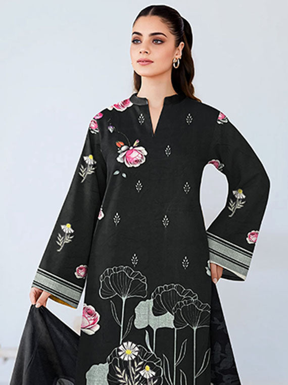 Modern Digital Printed Dhanak Collection 2025 Vol-186 (D-07)