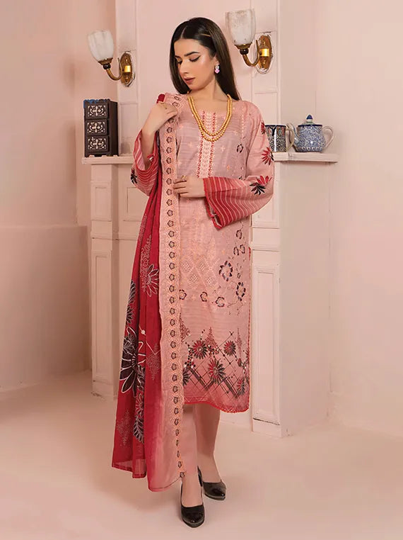 Modern Embroidered Lawn Collection 2025 Vol-06