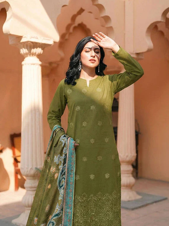 Modern Embroidered Lawn Collection 2026 VOL-05 (D-10)