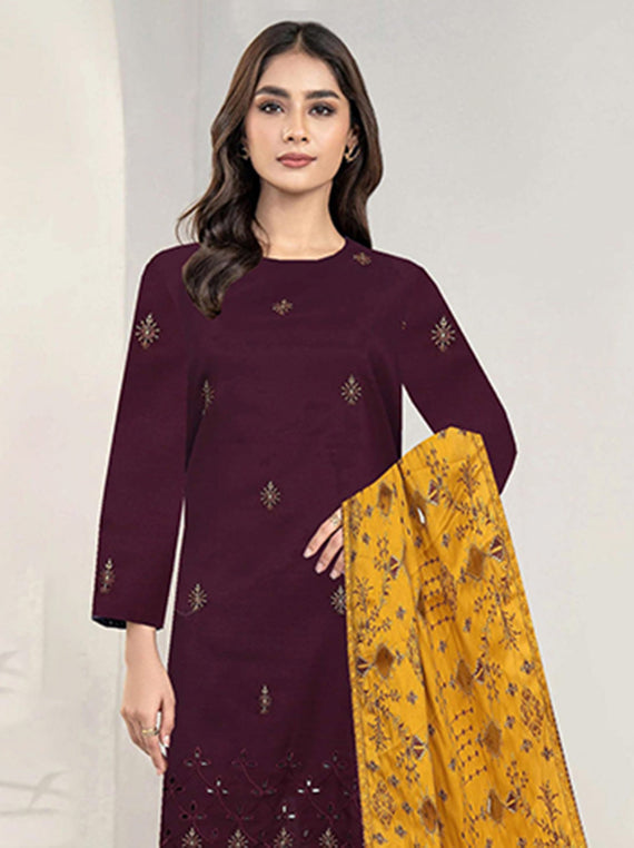 Modern Embroidered Luxury Peech Collection 2025 VOl-120 (D-04)