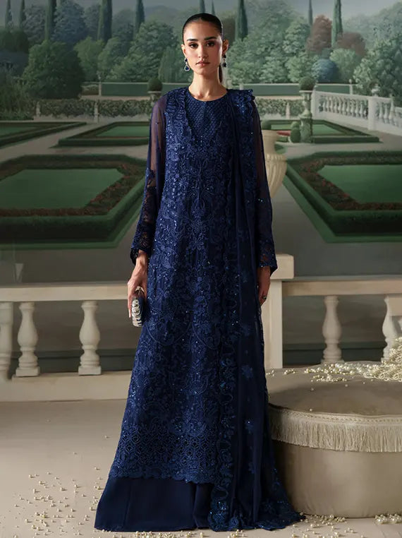 Modern Heirloom by Emaan Adeel Embroidery Chiffon Collection'26 (CORALIA)
