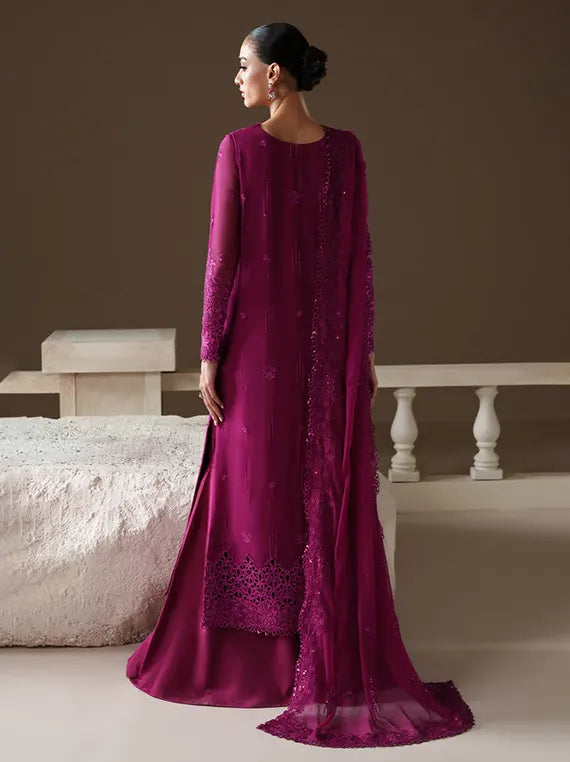Modern Heirloom by Emaan Adeel Embroidery Chiffon Collection'26 (ROSE MEMOIR)