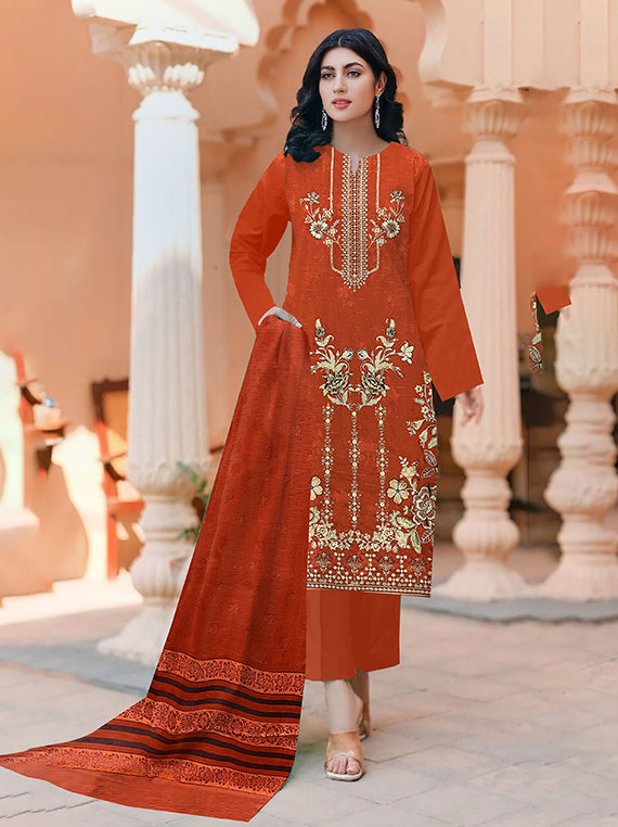 Modern Luxury Embroidered Collection 2025 Vol-119 (D-01)