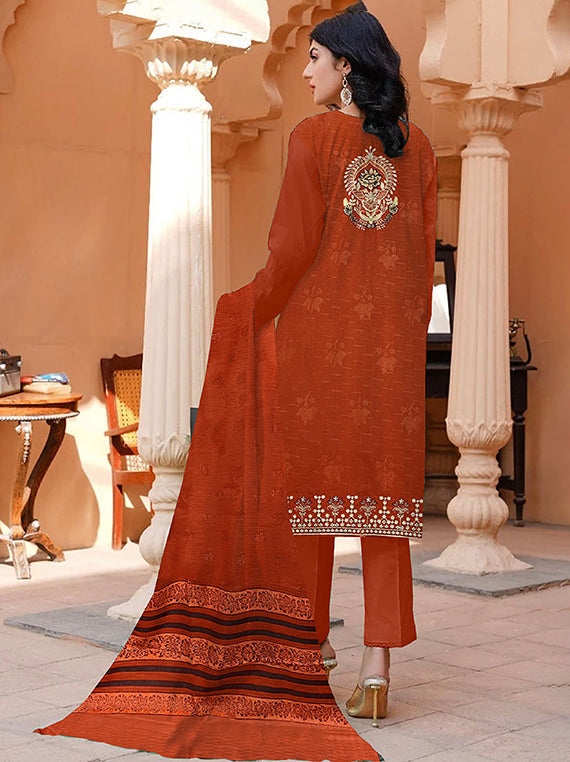 Modern Luxury Embroidered Collection 2025 Vol-119 (D-01)