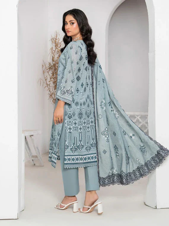 Modern Printed Embroidered Doria Lawn Collection 2026 VOL-60 (D-06)