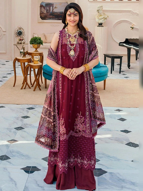 Multi Embroidered Fancy Chiffon Collection 2026 (D-06)