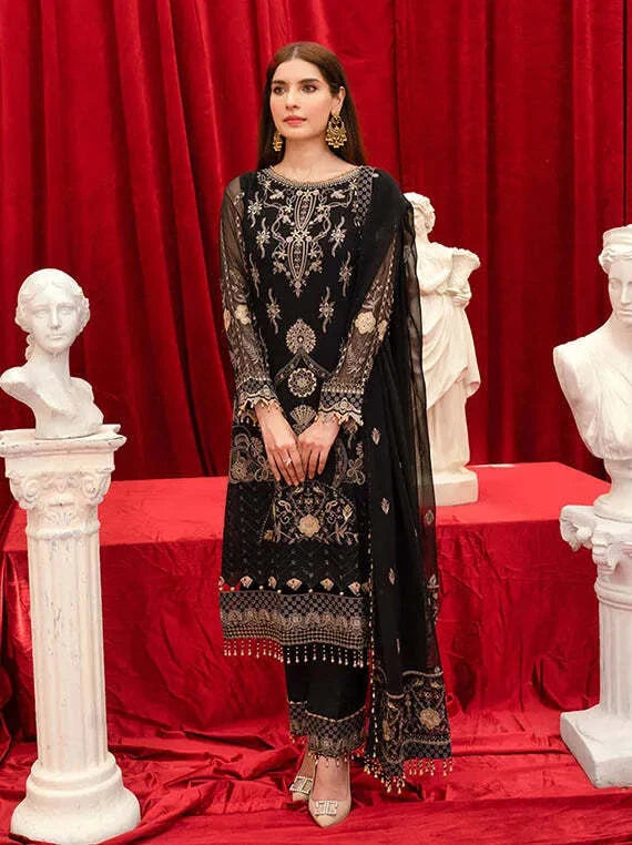 Multi Embroidered Fancy Chiffon Collection 2026 (HYT-4046)