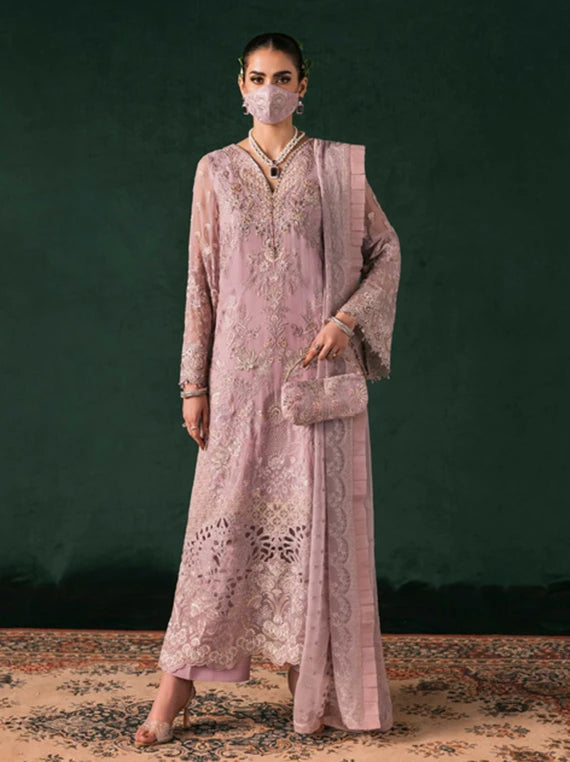 Multi Embroidered Fancy Chiffon Collection 2026 (KOH-08)