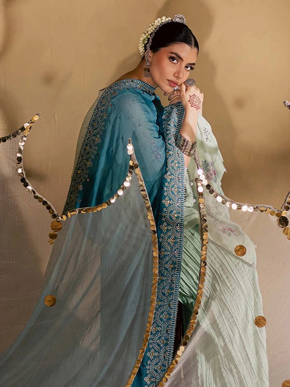 Multi Embroidered Fancy Chiffon Collection 2026 (MK-13)