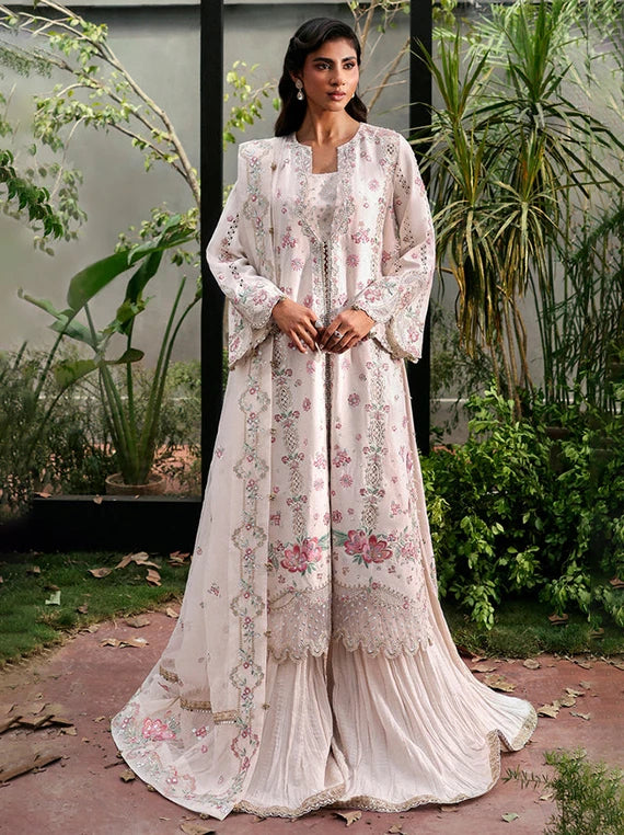 Multi Embroidered Fancy Chiffon Collection 2026 (Rue)