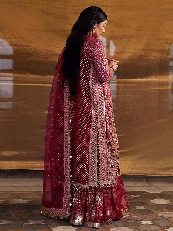 Multi Brand Embroidered Chiffon Collection 2025 (HRR24LF Gulal)