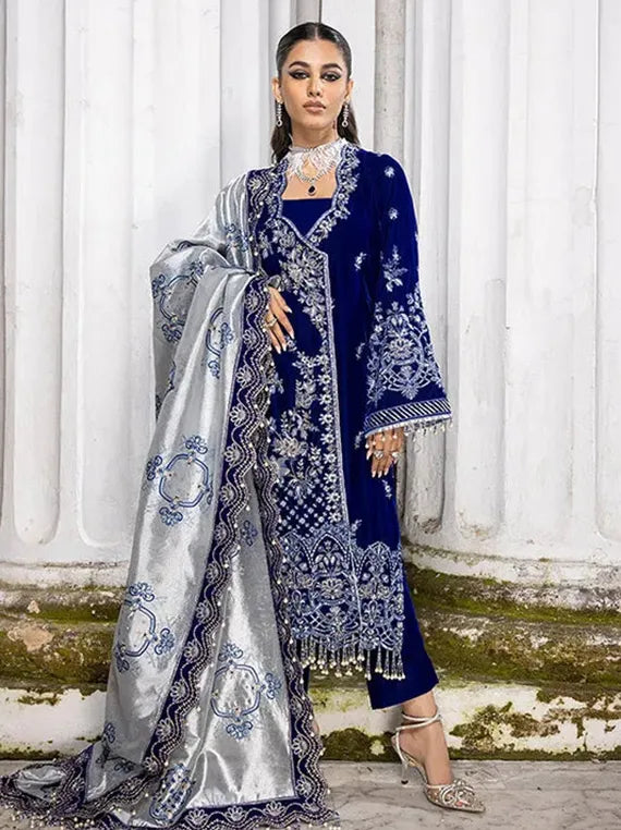 Multi Brand Embroidered Chiffon Collection 2025 (KSI-12)