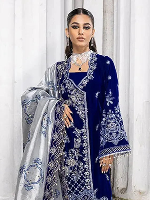 Multi Brand Embroidered Chiffon Collection 2025 (KSI-12)