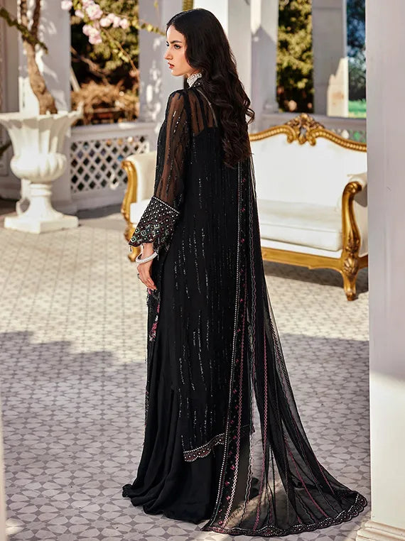 Multi Brand Embroidered Chiffon Collection 2025 (NF-204)