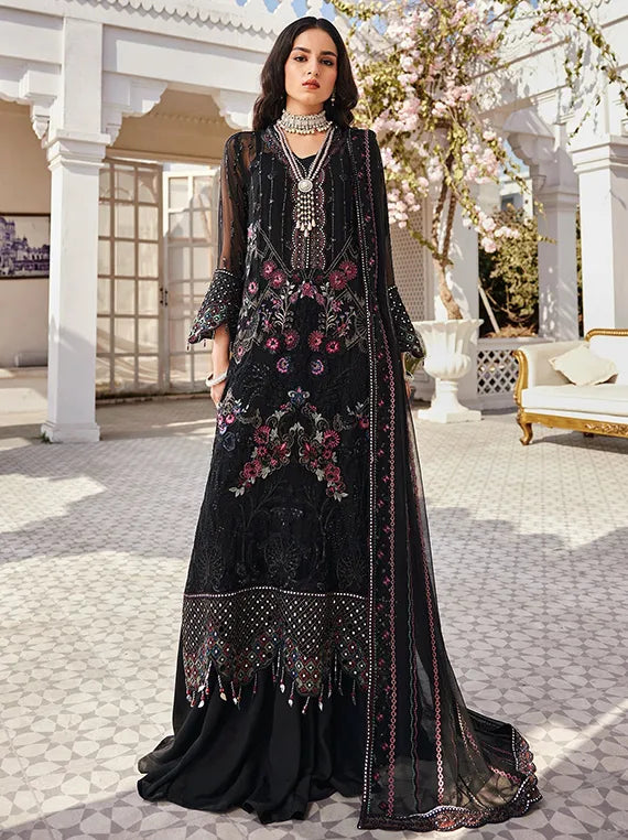 Multi Brand Embroidered Chiffon Collection 2025 (NF-204)