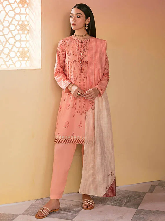 Multi Brand Lawn Collection 2025 (D-14 Blush Peach)