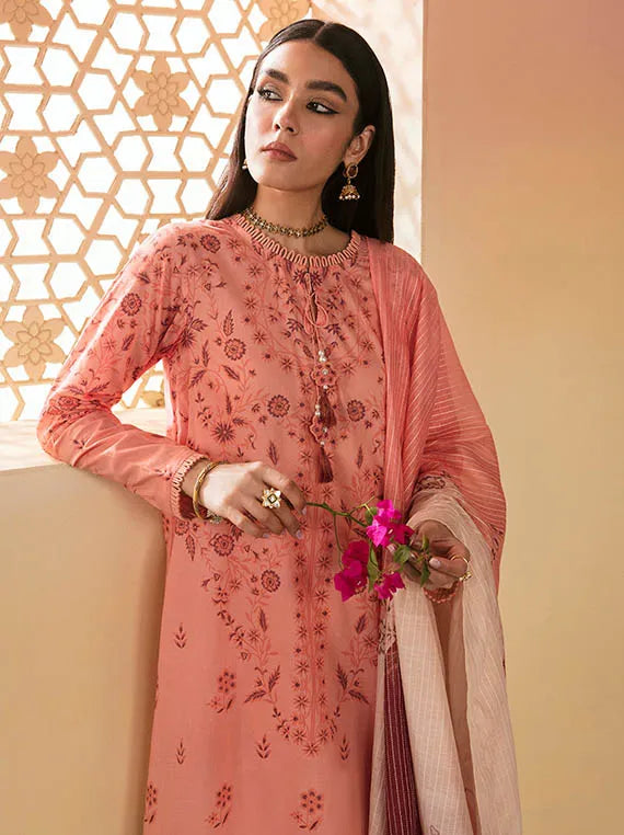 Multi Brand Lawn Collection 2025 (D-14 Blush Peach)
