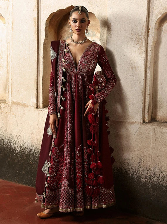 Mussarat Embroidered By Hussain Rehar Collection 2026 (Gulnar)