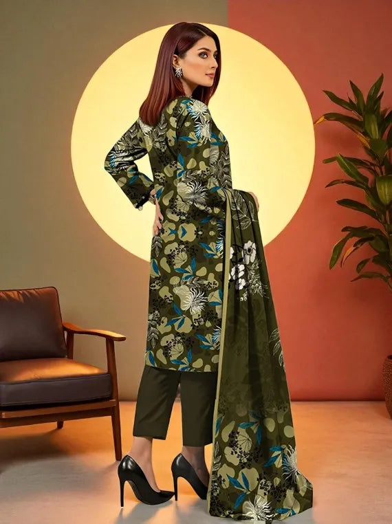 Muzlin Printed Viscose Collection 2025 Vol-841 by Aima Fabrics (D-03)