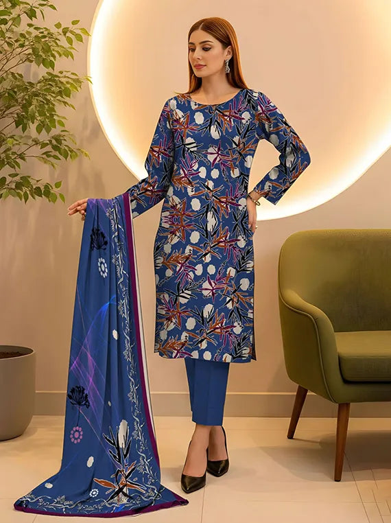 Muzlin Printed Viscose Collection 2025 Vol-841 by Aima Fabrics (D-05)