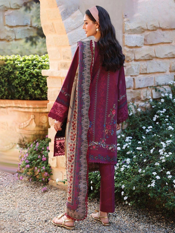 NAQSH by Alyeen Embroidered Lawn Collection 2026 (Gulrang-D11)