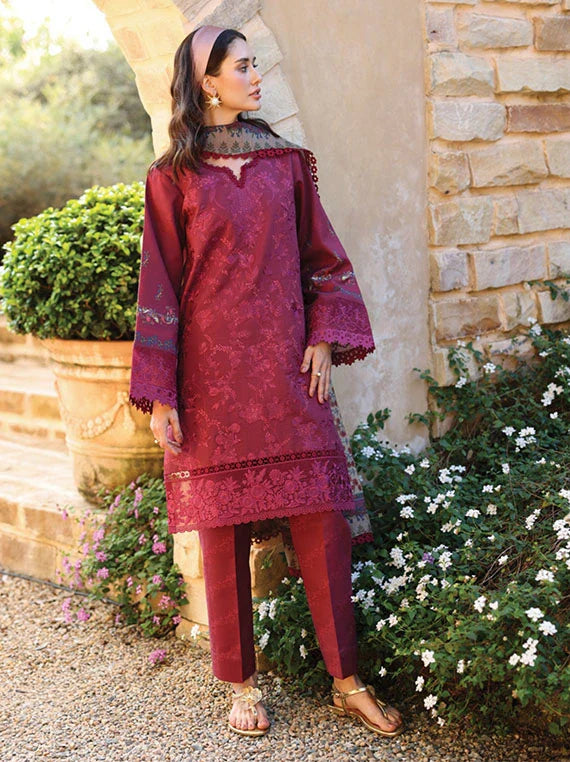 NAQSH by Alyeen Embroidered Lawn Collection 2026 (Gulrang-D11)