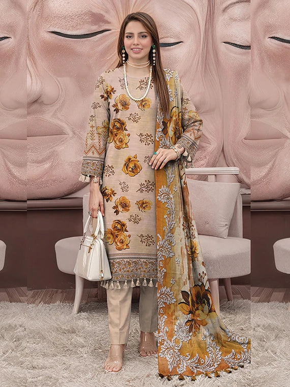 NAZNI by Naubahar Printed Lawn Collection 2026 (DE-07)