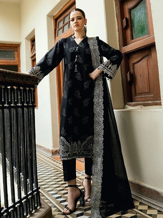 NOIR & BLANC by Gul Ahmed Printed Lawn Collection 2026 (DN-52028)