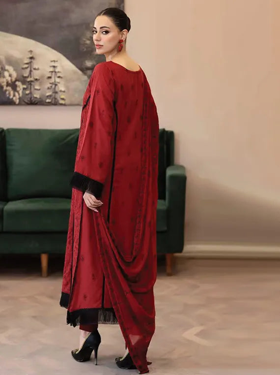 NOOR-E-FAJAR Marjjan Embroidered Karandi Collection 2025 by Raeesa (KR-241)