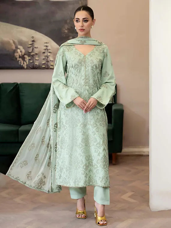 NOOR-E-FAJAR Marjjan Embroidered Karandi Collection 2025 by Raeesa (KR-242)