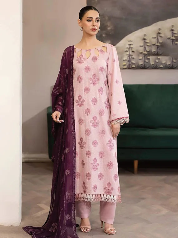 NOOR-E-FAJAR Marjjan Embroidered Karandi Collection 2025 by Raeesa (KR-244)
