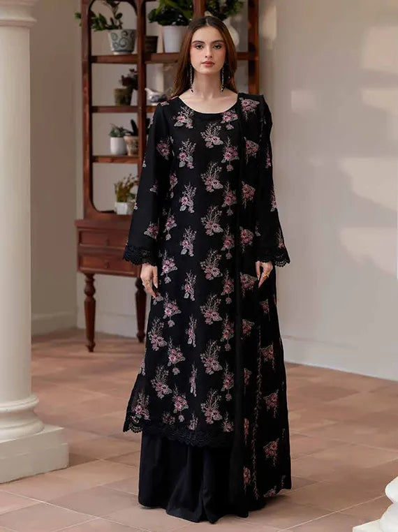 NOOR-E-FAJAR by Miraal Embroidered Karandi Collection 2025 (KR-247)