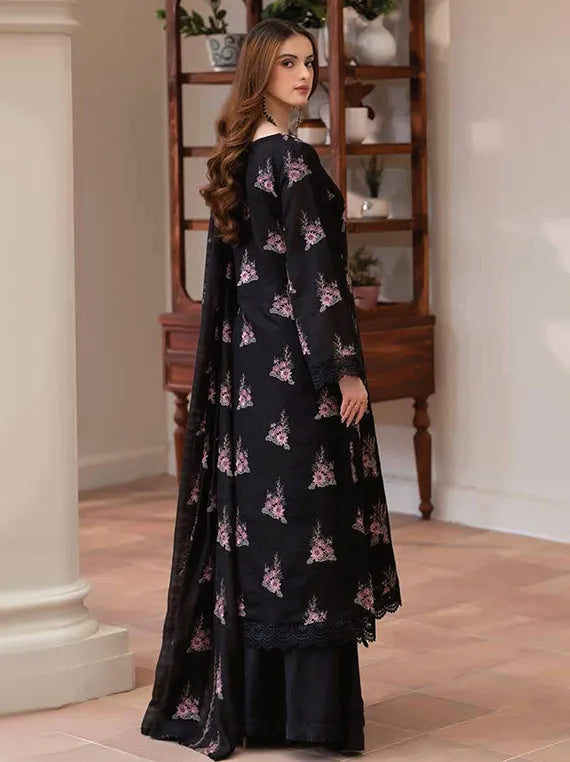 NOOR-E-FAJAR by Miraal Embroidered Karandi Collection 2025 (KR-247)