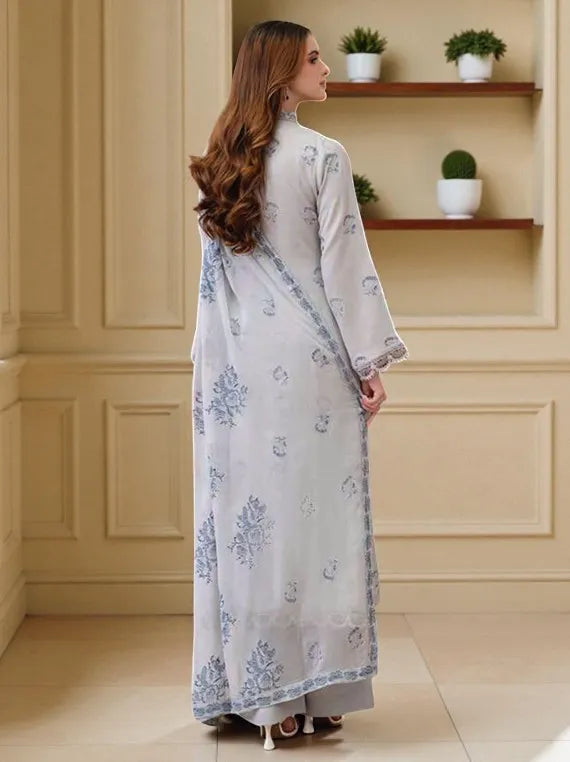 NOOR-E-FAJAR by Miraal Embroidered Karandi Collection 2025 (KR-248)