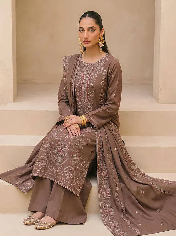 NOOR by Fantak Embroidered Viscous Unstitched Collection'26 Vol-604 (D-02)