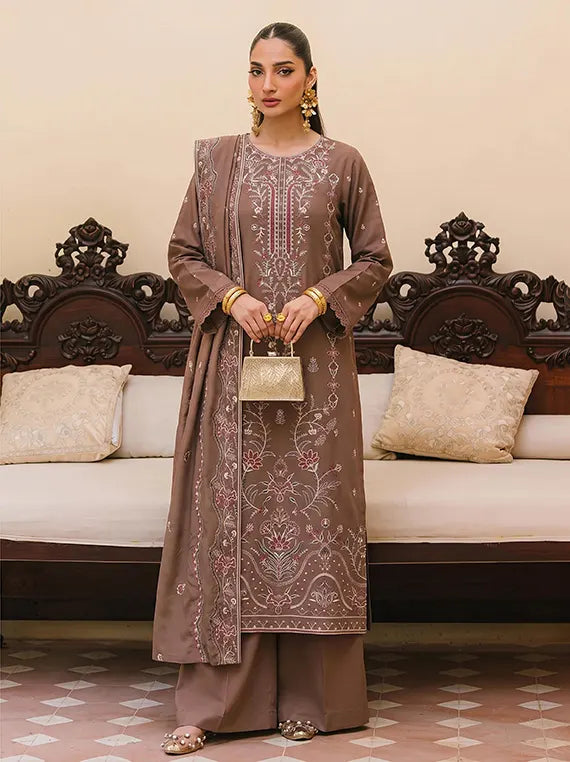 NOOR by Fantak Embroidered Viscous Unstitched Collection'26 Vol-604 (D-02)