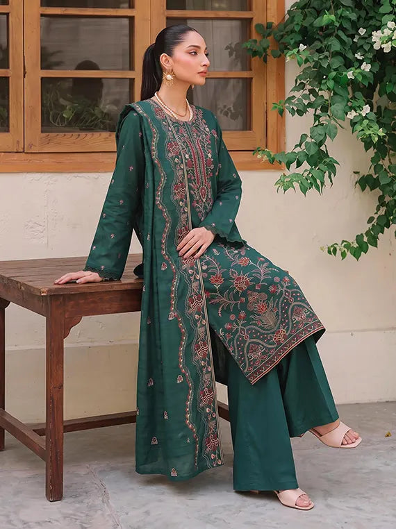 NOOR by Fantak Embroidered Viscous Unstitched Collection'26 Vol-604 (D-05)