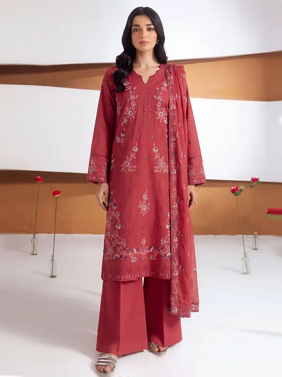 NUREH by Fantak Dhanak Self Slub Unstitch Collection 26' Vol-573 (D-01)