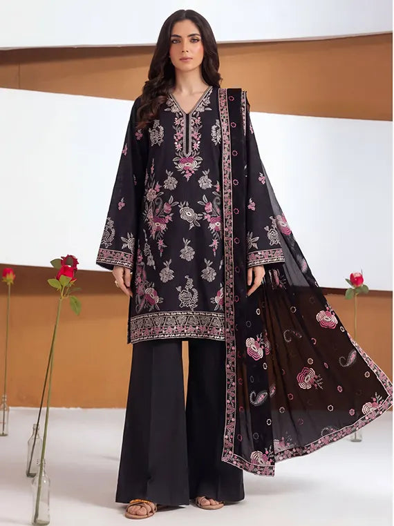 NUREH by Fantak Dhanak Self Slub Unstitch Collection 26' Vol-573 (D-04)